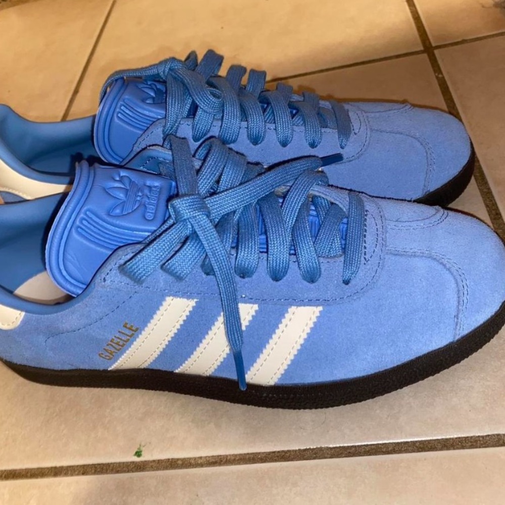 Sky Blue Adidas Gazelle size 6 Men